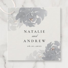 Waterverf bloeit bloemenbruiloft bedankjes labels