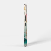 Waterverf bloeit elegante achtergrond samsung galaxy hoesje (Rechterkant)