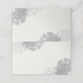 Waterverf bloeit floraal plaatskaartje (Buitenkant ongevouwen)