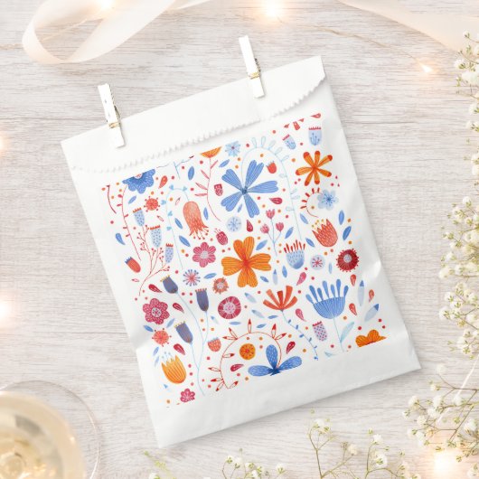 Waterverf Bloem Bedankzakje (Geknipt)