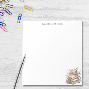 Waterverf Bloem Boeken Persoonlijk Boek Liefhebber Notitieblok