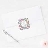 Waterverf bloem bohemian Sticker (Envelop)
