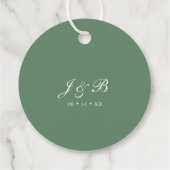 Waterverf Bloem Bruiloft Favor Bedankje Cadeautje Bedankjes Labels (Achterkant)