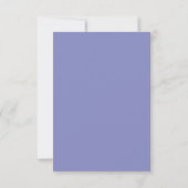 Waterverf Bloem Bruiloft QR Code Reactiekaart RSVP Kaartje (Achterkant)