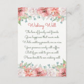 Waterverf Bloem Bruiloft Wensput Kaarten (Voorkant)