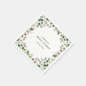 Waterverf Bloem Bruiloftservetjes Servet (Hoek)