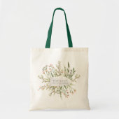 Waterverf bloem floral bachelorette weekend tote bag (Voorkant)