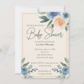 Waterverf Bloem Genderneutraal Baby shower Kaart (Voorkant)