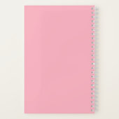 Waterverf Bloem Grid Patroon Notitieboek (Achterkant)