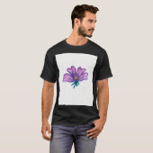 waterverf bloem, handraw effect mooi t-shirt (Voorkant volledig)
