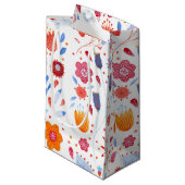 Waterverf Bloem Klein Cadeauzakje (Voorkant Gekanteld)