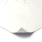 Waterverf Bloem Kunst Poster | Levendig Abstract F (Hoek)