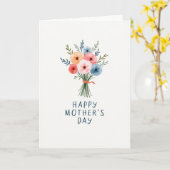 Waterverf Bloem Kunstkaart Kaart (Gele Bloem)