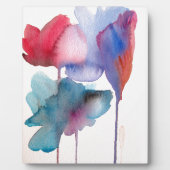 Waterverf bloem modern bloemontwerp fotoplaat (Voorkant)