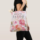 Waterverf bloem Moeder-van-de-Bruid in Roze Tinten Tote Bag (Dichtbij)