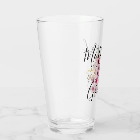 Waterverf Bloem Moeder Van De Bruidegom Bruiloft F Glas (Rechts)