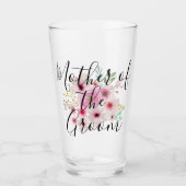 Waterverf Bloem Moeder Van De Bruidegom Bruiloft F Glas (Voorkant)