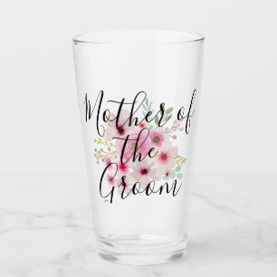 Waterverf Bloem Moeder Van De Bruidegom Bruiloft F Glas