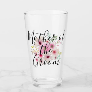 Waterverf Bloem Moeder Van De Bruidegom Bruiloft F Glas