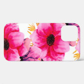 Waterverf bloem naadloze patroonachtergrond, beau Case-Mate iPhone case (Achterkant (horizontaal))