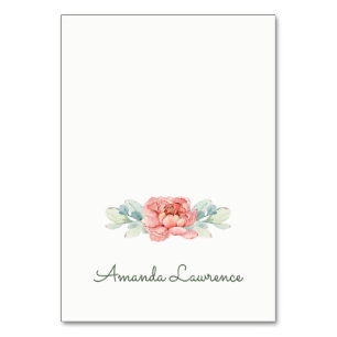 Waterverf Bloem Plaats Kaarten