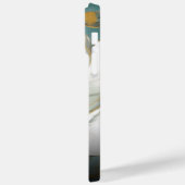 Waterverf Bloem Rozen met Uw Monogram Case-Mate iPhone Case (Achterkant / Links)