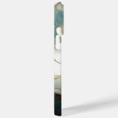 Waterverf Bloem Rozen met Uw Monogram Case-Mate iPhone Case (Achterkant / Rechts)