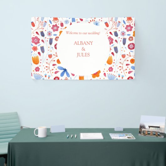 Waterverf Bloem Spandoek (Beurs)