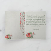 Waterverf Bloem sympathie voor verlies van man Kaart (Binnen)