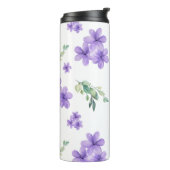 Waterverf Bloem Thermische Tumbler Thermosbeker (Gedraaid links)