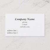 waterverf bloem voor visitekaartjes (Achterkant)