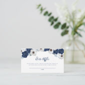 Waterverf Bloemachtige Bruiloftswijn Raffle Informatiekaartje (Staand voorkant)