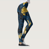 Waterverf bloemblaadjes:  patroon leggings (Rechts)