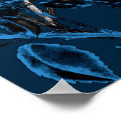 Waterverf bloemblaadjes:  patroon poster (Hoek)