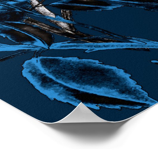 Waterverf bloemblaadjes:  patroon poster (Hoek)