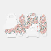 Waterverf bloemblaadjes & prosecco zomer bruidssho bedankdoosjes (Uitgevouwen)