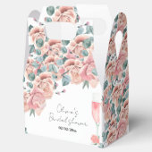 Waterverf bloemblaadjes & prosecco zomer bruidssho bedankdoosjes (Geopend)
