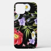 Waterverf Bloemboeket: Naadloos Patroon Case-Mate iPhone Case (Achterkant)