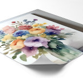 Waterverf bloemboeket schilderij poster (Hoek)