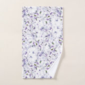 Waterverf bloemboeket van hydrangeas. bad handdoek (Handdoek)