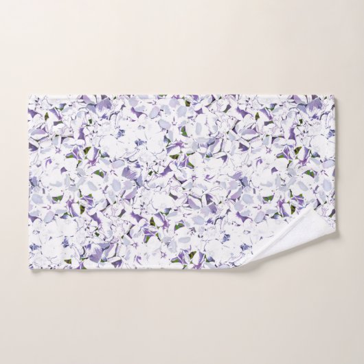 Waterverf bloemboeket van hydrangeas. bad handdoek (Handdoek)