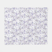 Waterverf bloemboeket van hydrangeas. fleece deken (Voorkant (Horizontaal))