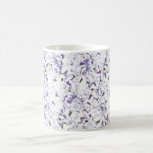 Waterverf bloemboeket van hydrangeas. koffiemok (Center)