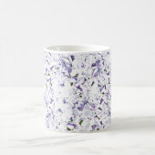 Waterverf bloemboeket van hydrangeas. koffiemok (Center)