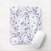 Waterverf bloemboeket van hydrangeas. muismat (Met muis)