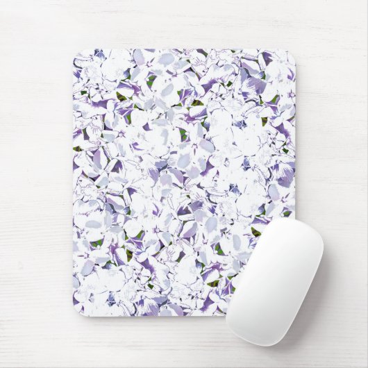 Waterverf bloemboeket van hydrangeas. muismat (Met muis)