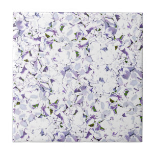 Waterverf bloemboeket van hydrangeas. tegeltje