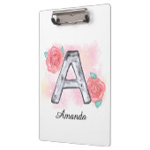 Waterverf Bloembrief A Klembord (Links)