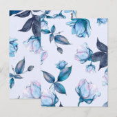 Waterverf bloemen 10 briefkaart (Voorkant / Achterkant)