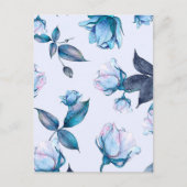 Waterverf bloemen 10 briefkaart (Voorkant)